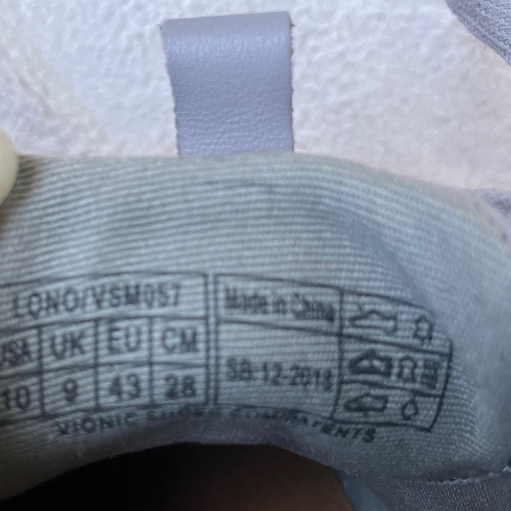 Vionic Light Gray Lono Casual Leather Sneakers Men Size 10 - Picture 8 of 8